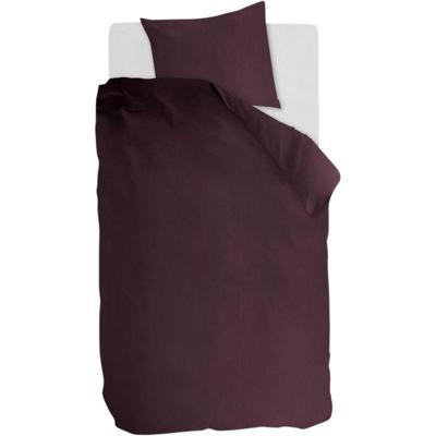 Dekbedovertrek Cotton Uni Dark Red 140x200/220