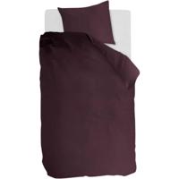Dekbedovertrek Cotton Uni Dark Red 140x200/220 - thumbnail