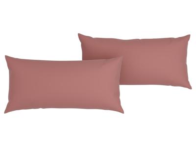 LIVARNO home 2 Mousseline kussenslopen 80 x 40 cm (Lichtroze)