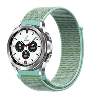Sport Loop nylon bandje - Mintgroen - Samsung Galaxy Watch 4 Classic - 42mm / 46mm Sport Loop nylon bandje - Mintgroen - Samsung Galaxy Watch 4 Classic - 42mm / 46mm