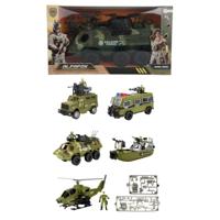 Toi Toys Militair voertuig + accessoires - thumbnail