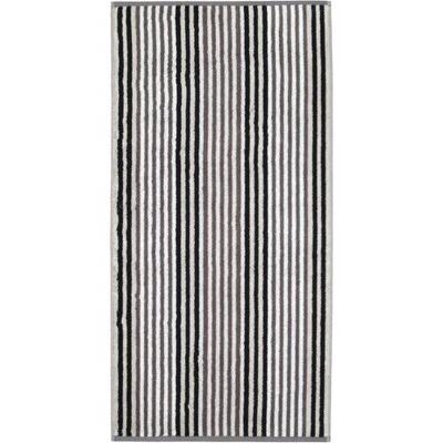 Cawö Cawo Delight Streifen Douchelaken 70x140 platin