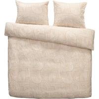 Dekbedovertrek Oregon - zand - 240x200/220 cm - Leen Bakker - thumbnail