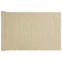 Balkonscherm 120x600 cm oxford stof beige - thumbnail