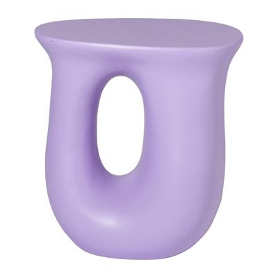 Bijzettafel pop-art eye - lila - 45x41x31 cm Bijzettafel pop-art eye - lila - 45x41x31 cm