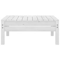3-delige Loungeset massief grenenhout wit - thumbnail