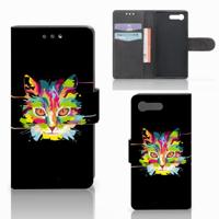 Sony Xperia X Compact Leuk Hoesje Cat Color - thumbnail