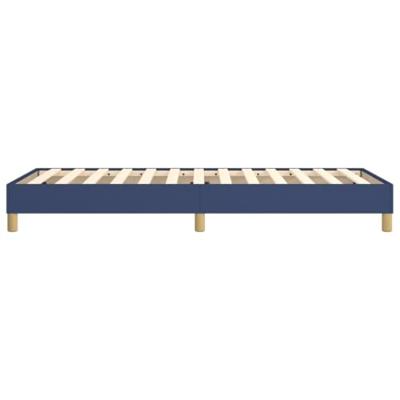 Bedframe zonder matras 90x200 cm stof blauw