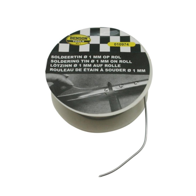 Enzo Benson soldeertin op rol 1mm 60gr.