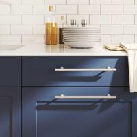 VidaXL Handvatten 10 st 224 mm roestvrij staal zilverkleurig - thumbnail