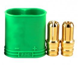 Connector CC. 6.5 - Gold Plated - Man - 4pcs