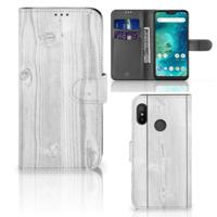 Xiaomi Mi A2 Lite | Book Style Case | White Wood - thumbnail