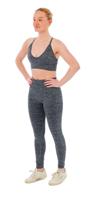Xtreme Sportswear Dames Sportset - Sportlegging + Sport BH - Antraciet Melange-S - thumbnail