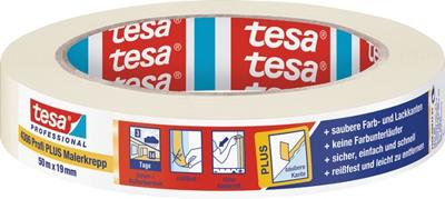 tesa PREMIUM 04306-00042-02 Maskeertape tesakrepp Beige (l x b) 50 m x 19 mm 1 stuk(s)