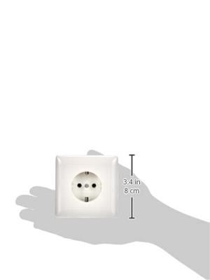 GIRA 044003 Wandcontactdoos met randaarde Inzetstuk System 55, Standaard 55, E2, Event, Event Clear, Event Opaque, Esprit, ClassiX Zuiver wit glanzend 1 stuk(s)
