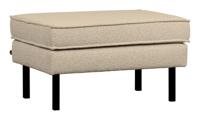 WOOOD Hocker 'Rodeo' Bouclé, kleur Beige - thumbnail
