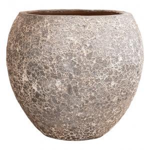 Lava Relic Rust metal balloon bloempot 60x55 cm Lava Relic Rust metal balloon bloempot 60x55 cm