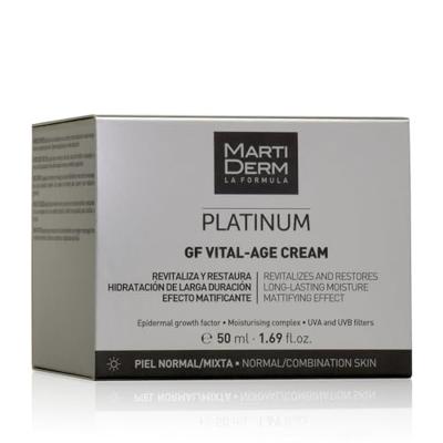 Vochtinbrengende Dagcrème Platinum GF Martiderm GF Vital-Age (50 ml) Spf 15 50 ml 400 ml (1 Stuks)