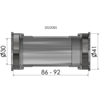 Elvedes bottom bracket pressfit bb86/92 41mm for 30mm - thumbnail