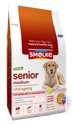 Smølke Senior Medium hondenvoer 12kg