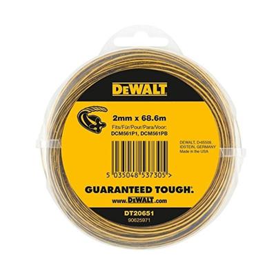 DeWALT DT20651 Grastrimmerdraad 2mm x 68.8m DeWALT DT20651 Grastrimmerdraad 2mm x 68.8m