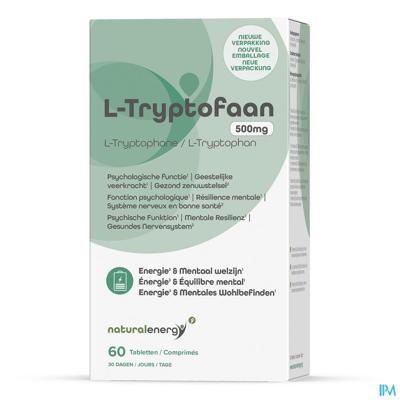 Natural Energy L-Tryptofaan 500mg 60 Tabletten
