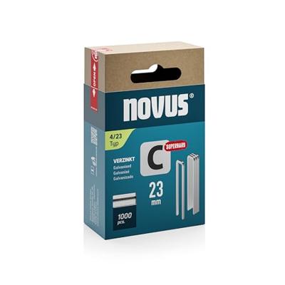 Novus Tools 042-0803 Nieten met smalle rug Type 4 1000 stuk(s) Afm. (l x b) 23 mm x 6.1 mm