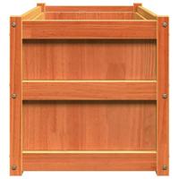 VidaXL Plantenbakken 2 st cm massief grenenhout wasbruin - thumbnail