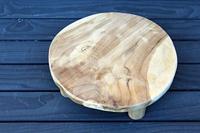 Plateau teak naturel 30x8 cm - thumbnail