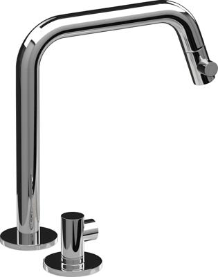 Clou Kaldur kranen chroom wastafel mengkraan links CL/06.15.003.29.L