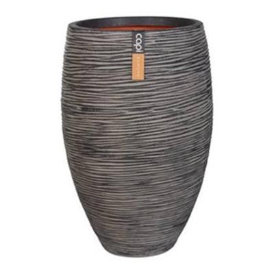 Capi Vaas Elegant Deluxe Rib NL 56x84 cm - Antraciet - thumbnail