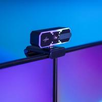 URage Streaming-webcam REC 900 FHD Met Spy Protection Zwart - thumbnail