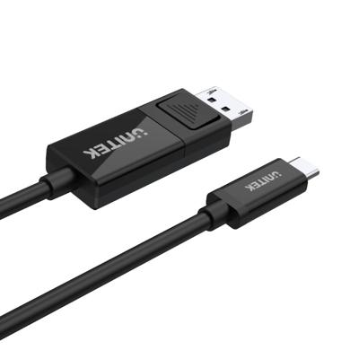 UNITEK V1146A tussenstuk voor kabels USB-C DisplayPort Zwart UNITEK V1146A tussenstuk voor kabels USB-C DisplayPort Zwart