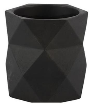 Decostar Countryfield Bloempot rondmbo M zwart