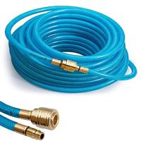 Persluchtslang 10mtr snelkoppeling/stekker - thumbnail