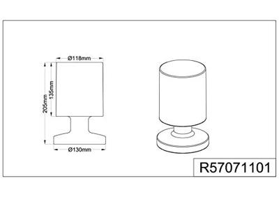Trio TafellampLora USB - R57071101