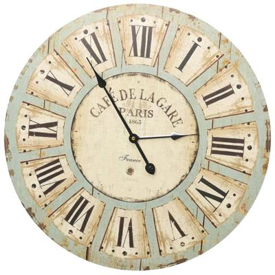 VidaXL Wandklok 60 cm mdf meerkleurig VidaXL Wandklok 60 cm mdf meerkleurig