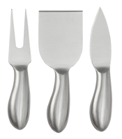 HEMA Kaasmessen - 12 X 18 - RVS - 3 Stuks (zilvergrijs) - thumbnail