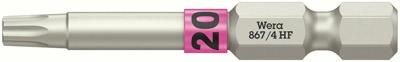 Wera 867/4 torx® hf bits met vasthoudfunctie, tx 20 x 50 mm - 05060508001 Wera 867/4 torx® hf bits met vasthoudfunctie, tx 20 x 50 mm - 05060508001