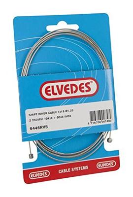 Elvedes schakel binnenkabel 2250mm rvs ø1,25mm n/t-nippel