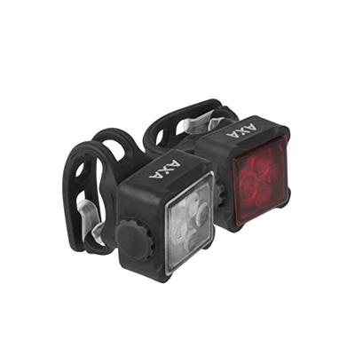 AXA Niteline 44-R Lichting set USB - Zwart AXA Niteline 44-R Lichting set USB - Zwart