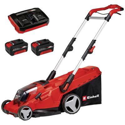 Einhell Professional RASARRO 36/40 (2x4.0Ah) Accu-grasmaaier Accu Incl. Twincharger-oplader, Incl. 2 accus 18 V Snijbreedte max. 40 cm Geschikt voor 500 m2