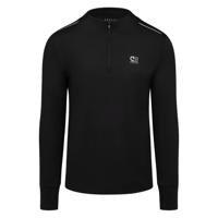 Cruyff Ametrine Trainingstrui 1/4-Zip Zwart - thumbnail