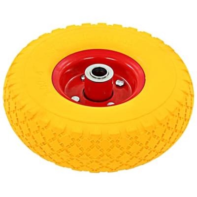 VidaXL Steekwagenwielen 4 st 3,00-4 (245x82) massief pu