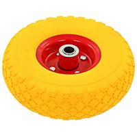 VidaXL Steekwagenwielen 4 st 3,00-4 (245x82) massief pu - thumbnail