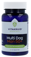 Vitakruid Multi Dag Man 50+ 100% Vegan Tabletten - thumbnail
