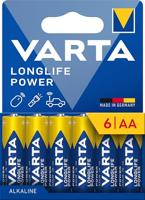 Batterijen Varta longlife power aa - lr06 1,5 V AA LR06 (6 Stuks) - thumbnail