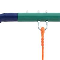 VidaXL Schommelset met 2 zitjes staal - thumbnail