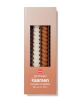 HEMA Huishoudkaarsen ⌀2.2x25cm draai blauw - 4 stuks (blauw) - thumbnail