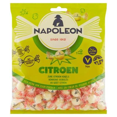 Snoep napoleon citroen zak 1kg Snoep napoleon citroen zak 1kg